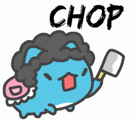 Capoo Bugcat Chop GIF
