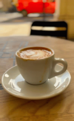 Cappuccino On Saucer GIF