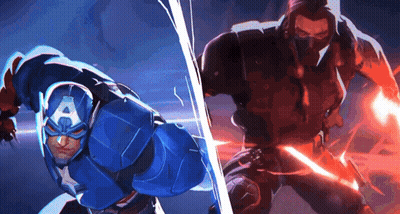 Captain America And Winter Soldier Fighting GIF