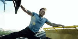 Captain America Chris Evan Holding On GIF