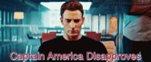Captain America Disapproves Meme Steve Rogers GIF
