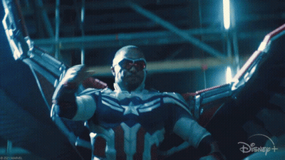 Captain America Disney+ GIF
