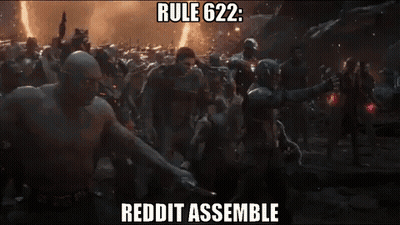 Captain America Says Rule 624 Reddit Assemble GIF