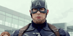 Captain America We Fight GIF