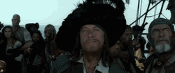 Captain Hector Barbossa Agreed GIF