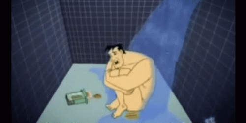 Captain Hero Having Trauma Animation GIF