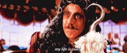 Captain Hook My Life Is Over GIF