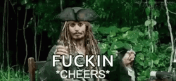 Captain Jack Sparrow Cheers