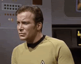 Captain Kirk Funny Pouting GIF