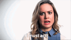 Captain Marvel Brie Larson I Must Act GIF