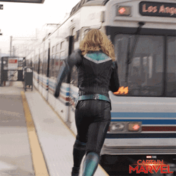 Captain Marvel Brie Larson Superhero GIF