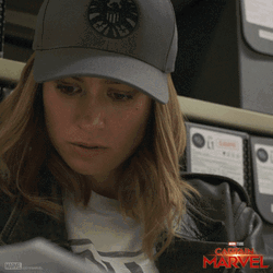 Captain Marvel Carol Danvers Space Battle GIF