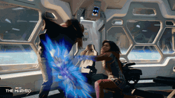 Captain Marvel Powerful Crystal Barrier GIF