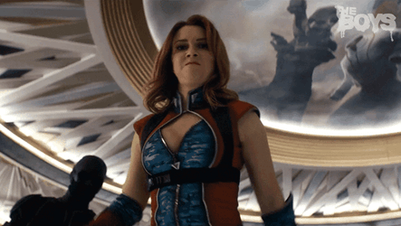 Captain Marvel Stomp Firecracker GIF