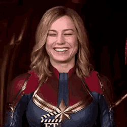 Captain Marvel Superhero GIF