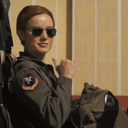 Captain Marvel Title Trailer GIF