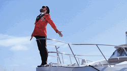 Captain Obvious In A Yacht GIF