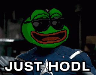 Captain Pepe Hodl GIF