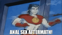Captain Planet Anal Sex Aftermath GIF