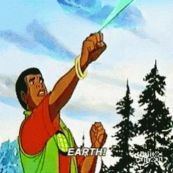 Captain Planet Earth GIF