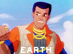 Captain Planet Kwame Earth GIF