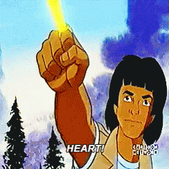 Captain Planet Ma-Ti Heart GIF
