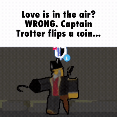 Captain Trotter Flipping Coin Love Is In The Air Wrong GIF