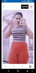 Caption Phone Screen Belly Dancer GIF
