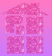 Captivating Purple Glitter House