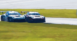Car Bump In Racing GIF