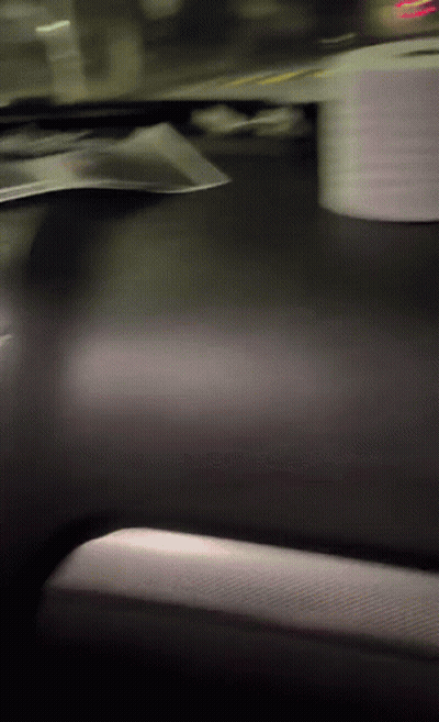 Car Dashboard With Toilet Paper Roll GIF