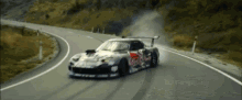 Car Drifting Crashing With Chopper GIF