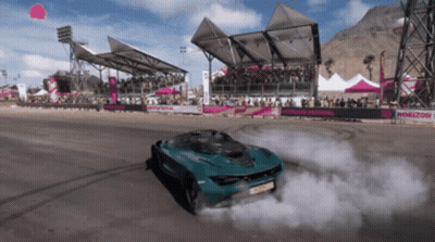 Car Drifting on Race Track