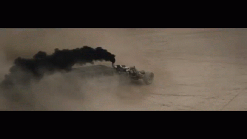Car Driving Down Dirt Road GIF