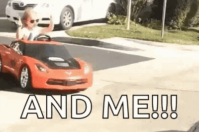Car Driving Down Road With Trees GIF