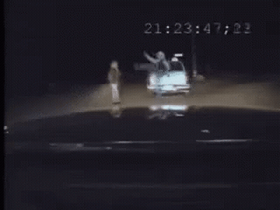 Car Driving Down Street At Night 2123 51 21 GIF