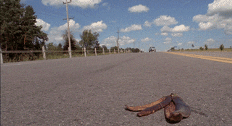 Car Driving Off Cliff From Billy Madison GIF