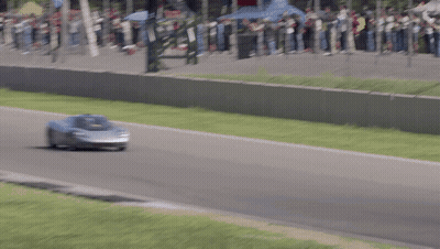 Car Driving On Race Track GIF