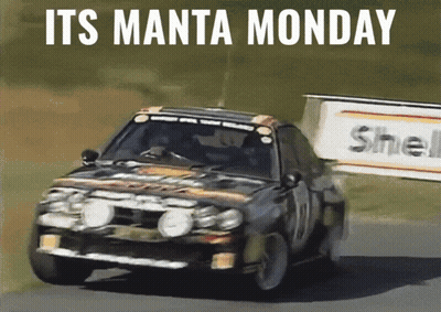 Car Driving Saying Its Manta Monday GIF