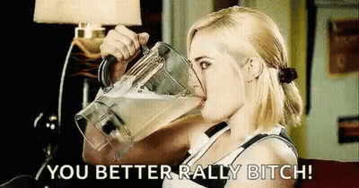 Car Driving Snowy Road Crowd Behind GIF