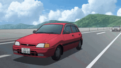 Car Driving Toyota Starlet GIF