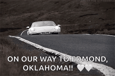 Car Driving With On Our Way To Edmond Oklahoma GIF