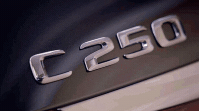 Car Emblem C250 GIF