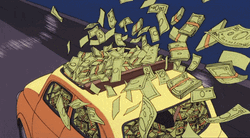 Car Filled With Money