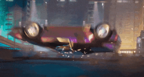Car Flip Struck Crash GIF