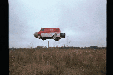 Car Flying Driven By Strange Brew Bob McKenzie GIF