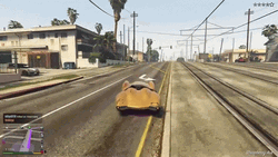 Car Flying In Video Game GIF