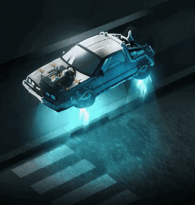 Car Flying Through Air GIF