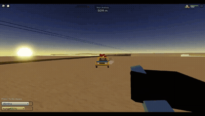Car In Distance Video Game Screenshot GIF
