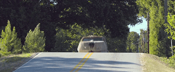 Car Jump Dumb And Dumber Scooter GIF